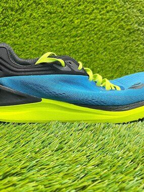 Topo Ultrafly 3 Mens Size 12 Blue Green Athletic Running Walking Shoes Sneakers